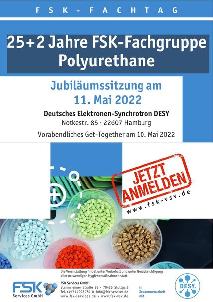 Jetzt anmelden: Jubiläumsfeier der Fachgruppe Polyurethane